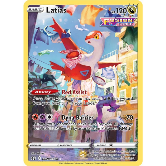 [ENG] SWSH 12.5 Crown Zenith: GG20/GG70 Latias R (Foil)