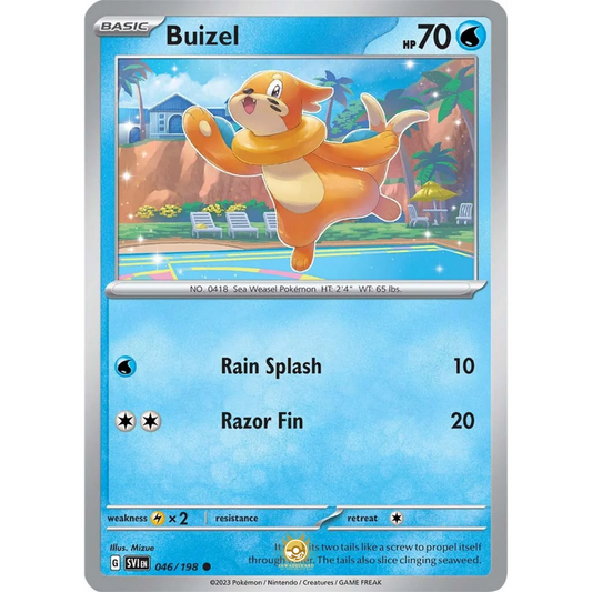 [ENG] SV01 Scarlet Violet Base Set: 046/198 Buizel C (Non-Foil)