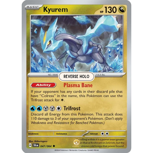 [ENG] Pokemon SV6.5 Shrouded Fable: 047/064 Kyurem [Dragon] [U - Uncommon] (Reverse Holo)