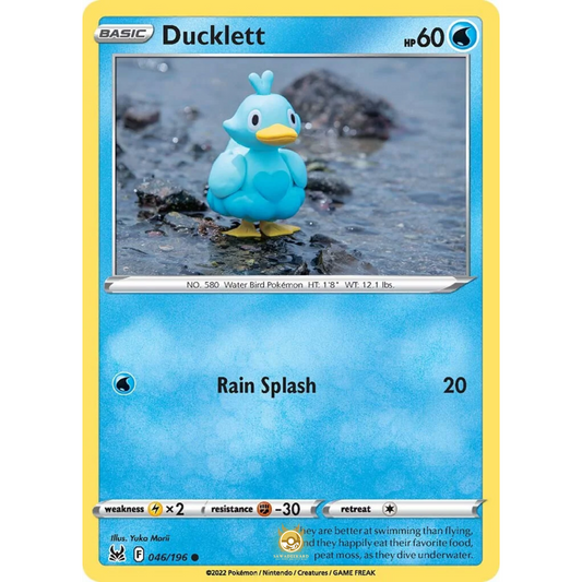 [ENG] SWSH 11 Lost Origin: 046/196 Ducklett C (Non-Foil)