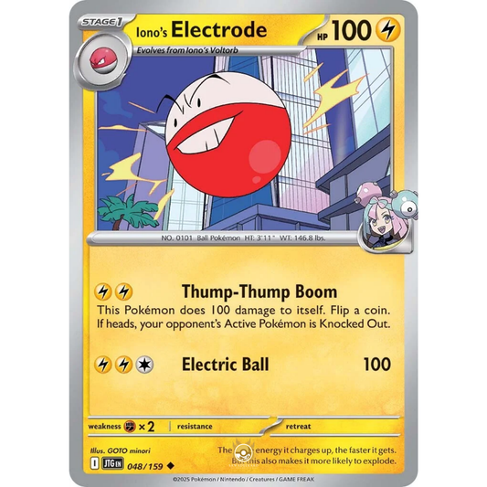 [ENG] Pokemon SV09 Journey Together: 048/159 Iono's Electrode [Lightning] [U - Uncommon] (Non-foil)