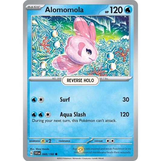 [ENG] SV01 Scarlet Violet Base Set: 048/198 Alomomola C (Reverse Holo)