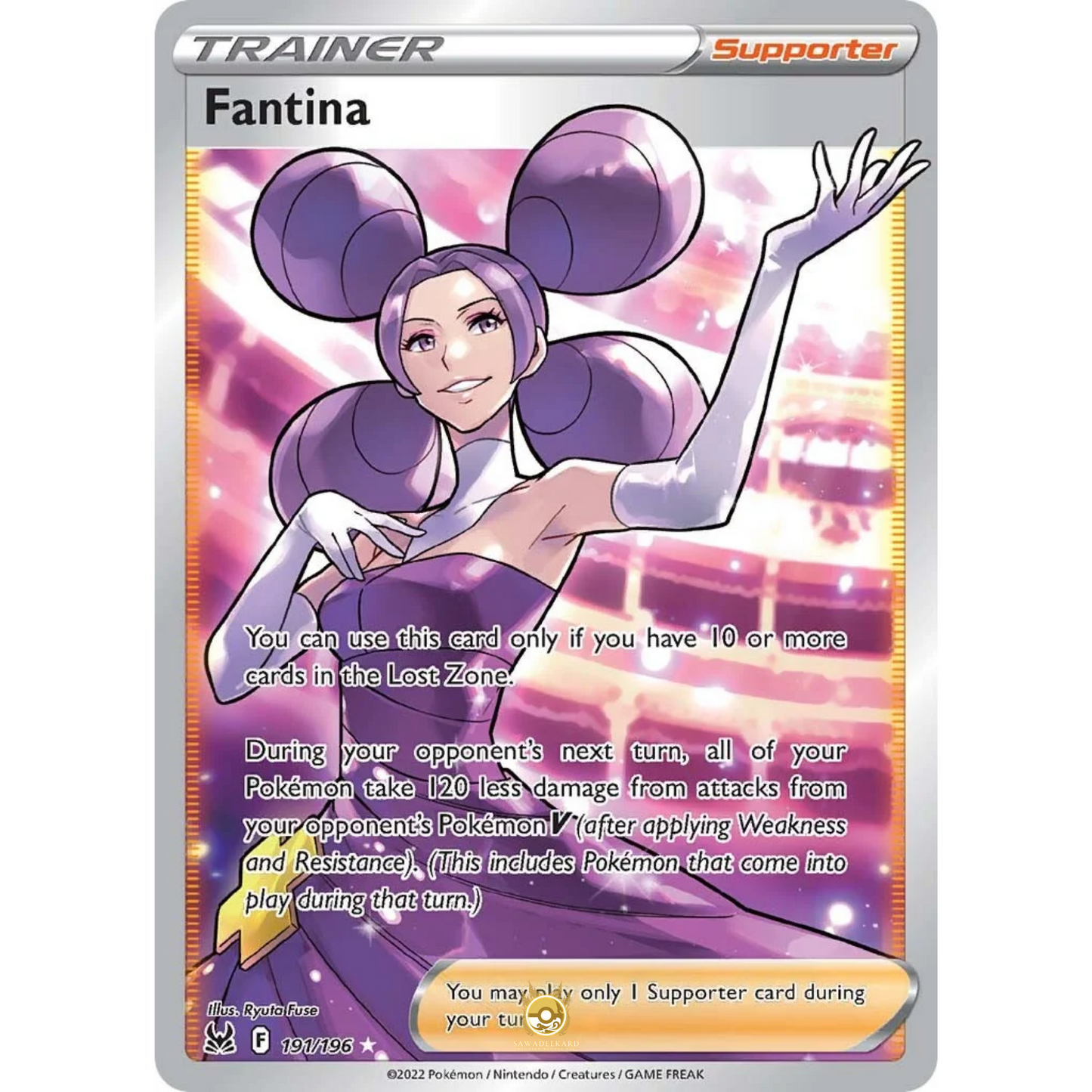 [ENG] SWSH 11 Lost Origin: 191/196 Fantina UR (Foil)