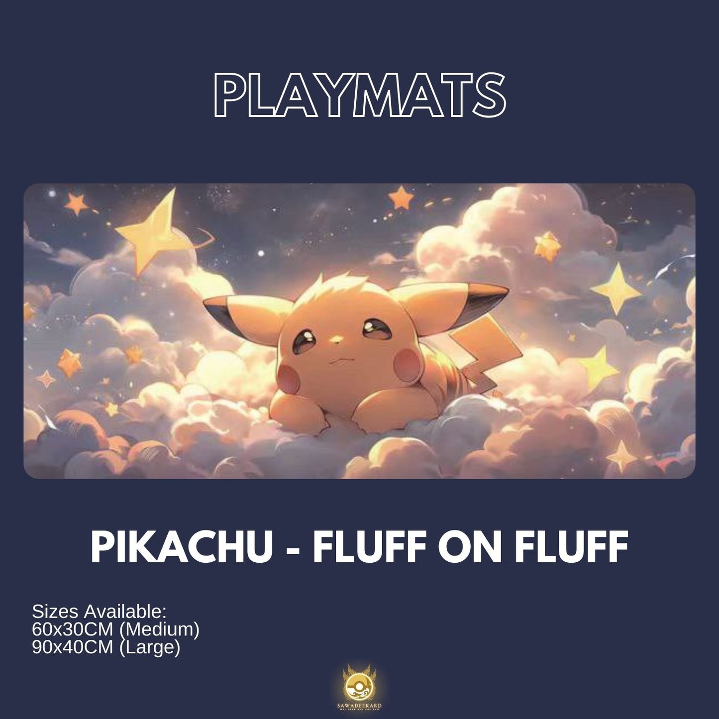 Playmats Keyboard Mouse Pad (Pokemon / One Piece)