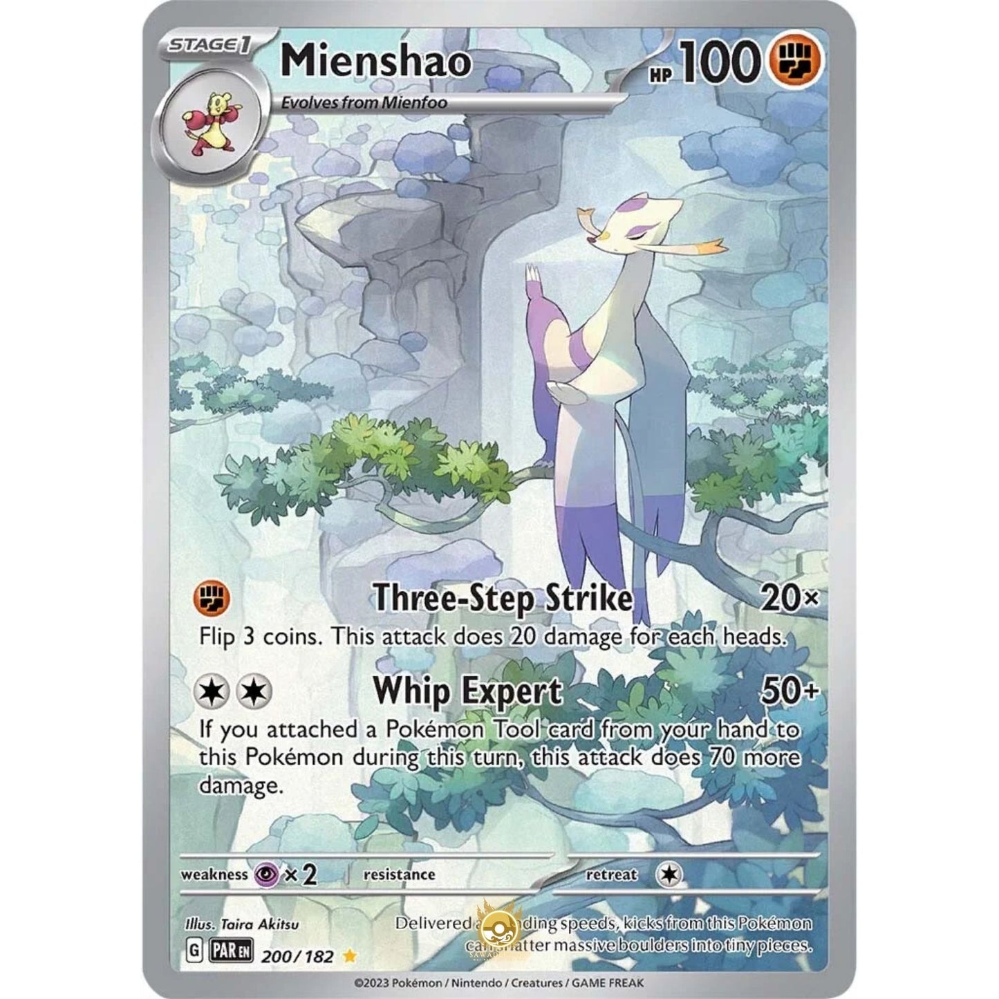 [ENG]	SV04	Paradox Rift:	200/182	Mienshao	IR	(Foil)