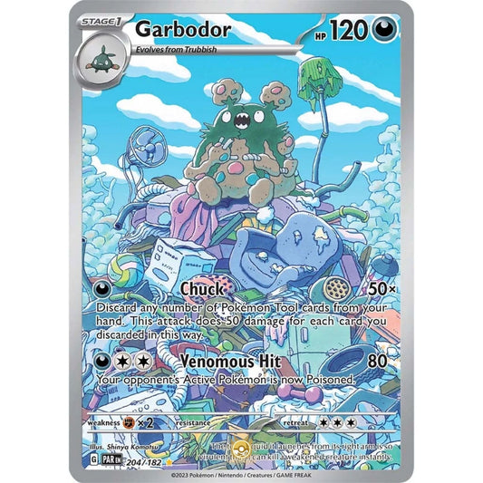 [ENG]	SV04	Paradox Rift:	204/182	Garbodor	IR	(Foil)