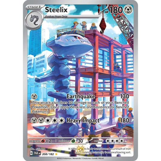 [ENG]	SV04	Paradox Rift:	208/182	Steelix	IR	(Foil)