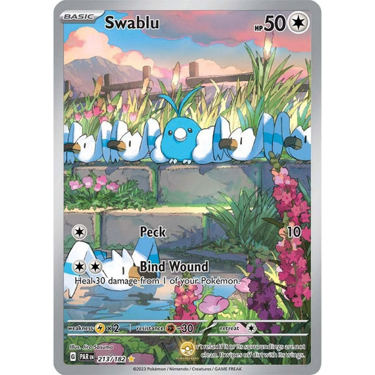 [ENG]	SV04	Paradox Rift:	213/182	Swablu	IR	(Foil)