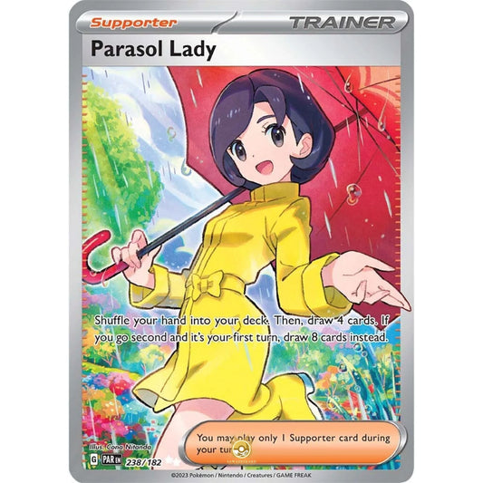 [ENG]	SV04	Paradox Rift:	238/182	Parasol Lady	SR	(Foil)