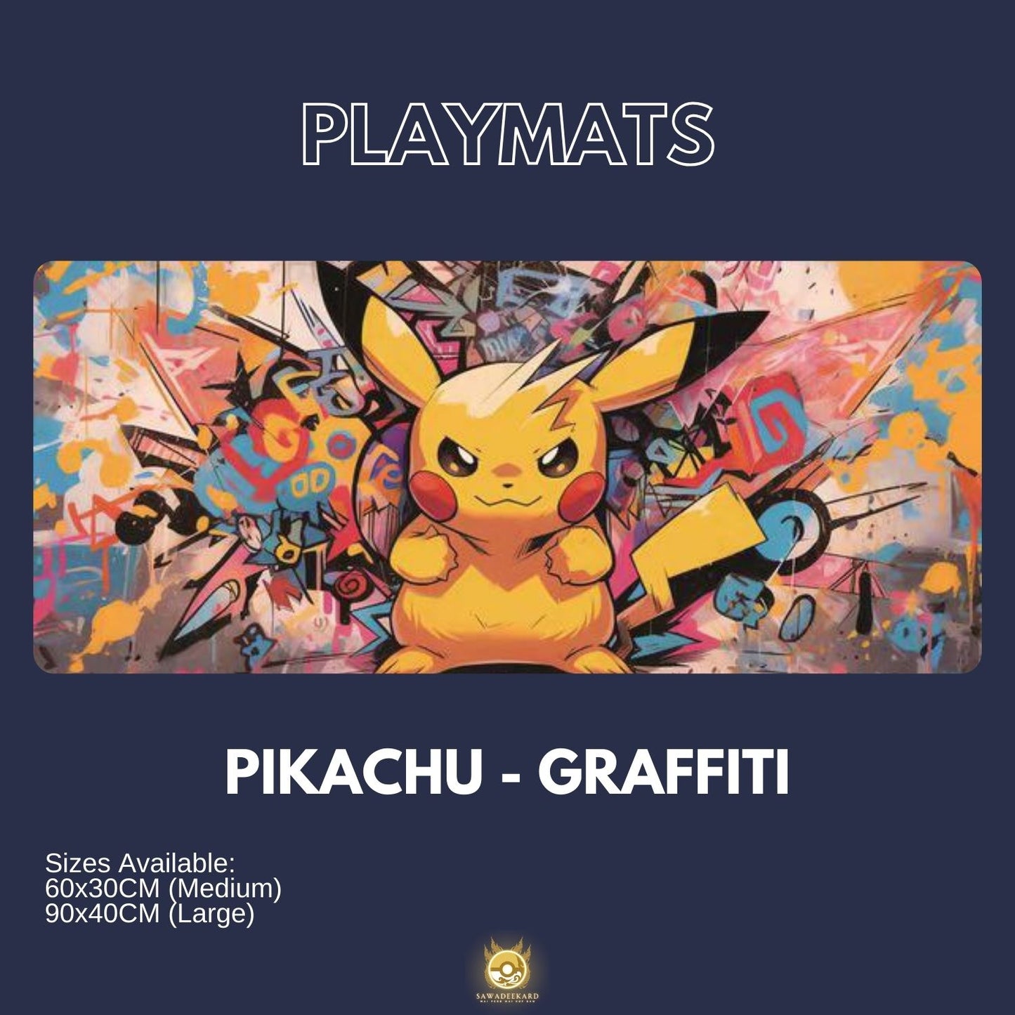 Playmats Keyboard Mouse Pad (Pokemon / One Piece)
