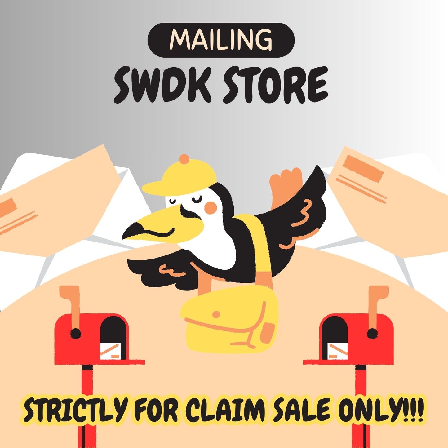 Mailing / Courier for SWDK Store (STRICTLY FOR CLAIMSALE ONLY)