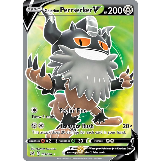 [ENG] SWSH 11 Lost Origin: 183/196 Galarian Perrserker V UR (Foil)