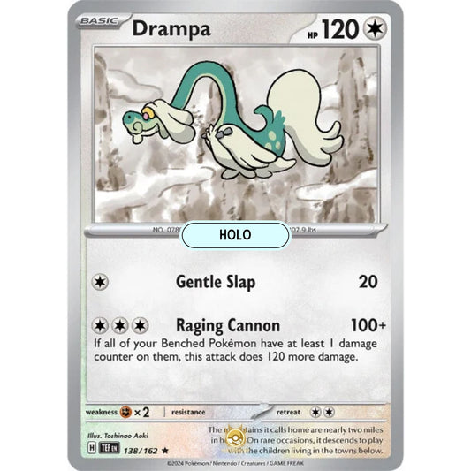 [ENG]	SV05	Temporal Forces:	138/162	Drampa	[Colorless]	[R - Rare]	(Foil)