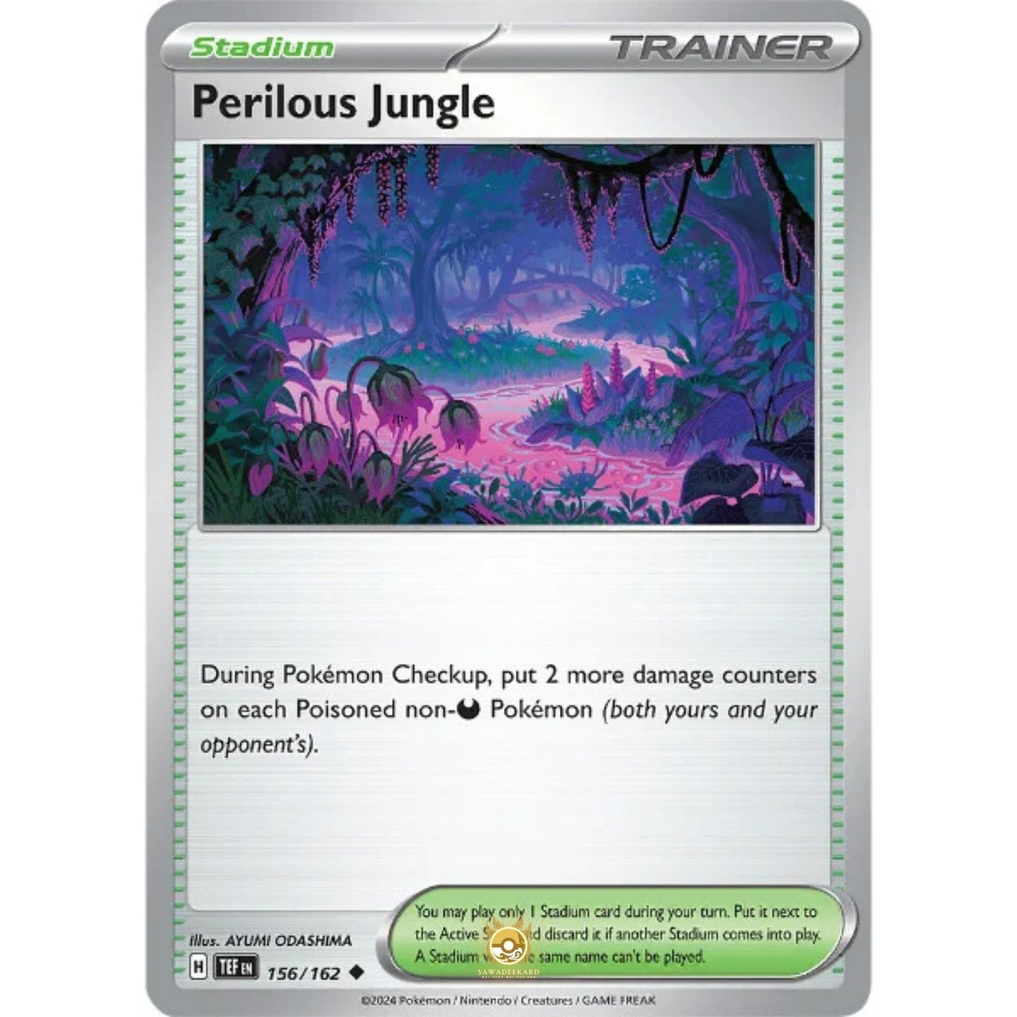 [ENG]	SV05	Temporal Forces:	156/162	Perilous Jungle	[Stadium]	[U - Uncommon]	(Non-Foil)