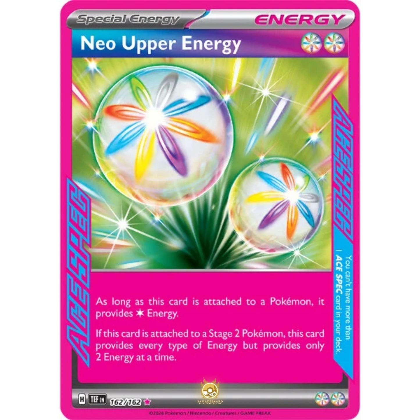 [ENG]	SV05	Temporal Forces:	162/162	Neo Upper Energy	[Special Energy]	[AS - ACE SPEC]	(Foil)