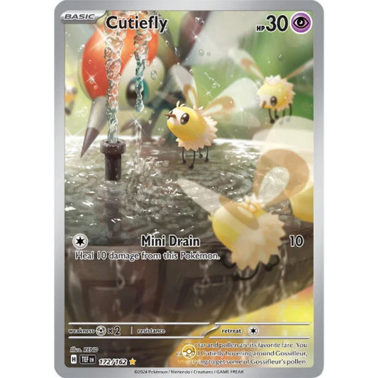 [ENG]	SV05	Temporal Forces:	172/162	Cutiefly	[Psychic]	[IR - Illustration Rare]	(Foil)