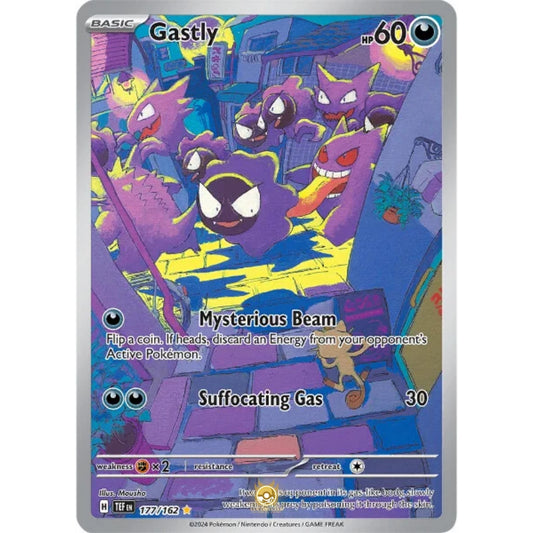 [ENG]	SV05	Temporal Forces:	177/162	Ghastly	[Darkness]	[IR - Illustration Rare]	(Foil)