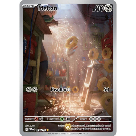 [ENG]	SV05	Temporal Forces:	179/162	Meltan	[Metal]	[IR - Illustration Rare]	(Foil)