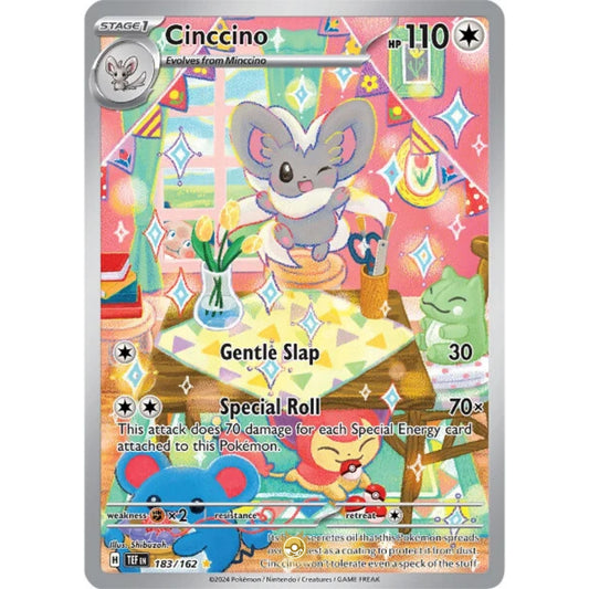 [ENG]	SV05	Temporal Forces:	183/162	Cinccino	[Colorless]	[IR - Illustration Rare]	(Foil)