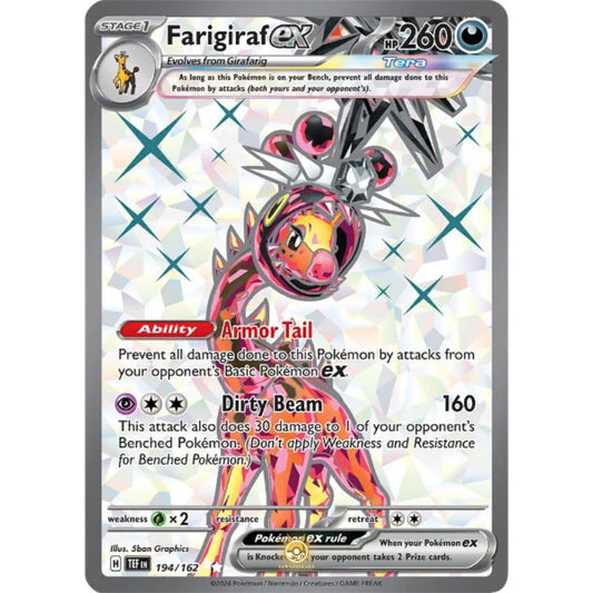 [ENG]	SV05	Temporal Forces:	194/162	Farigiraf ex	[Darkness]	[UR - Ultra Rare]	(Foil)