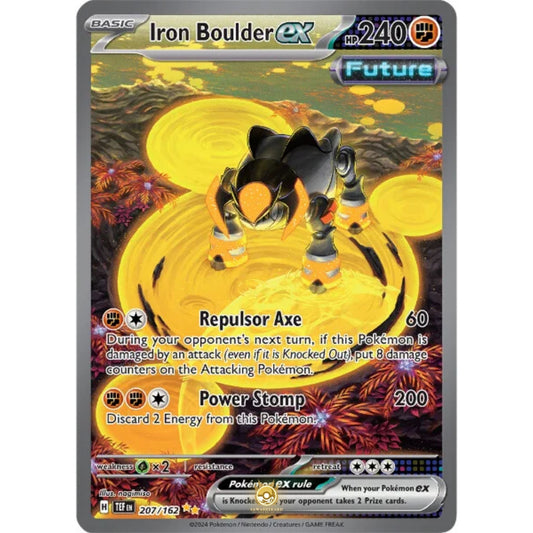 [ENG]	SV05	Temporal Forces:	207/162	Iron Boulder ex	[Fighting]	[SIR - Special Illustration Rare]	(Foil)