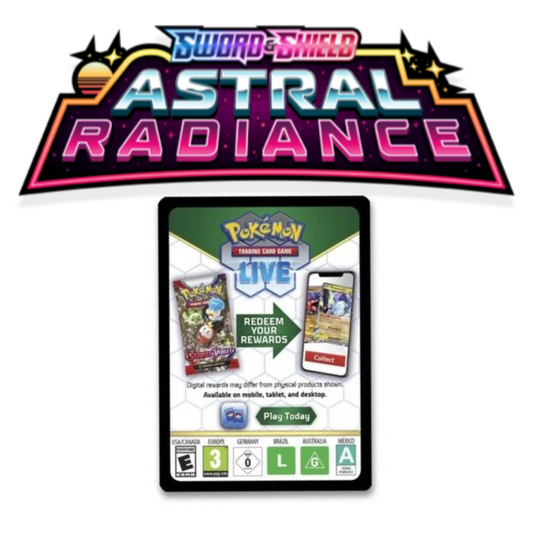 Pokemon Trading Card Game PTCG Live Code Card: Sword & Shield SWSH10 - Astral Radiance