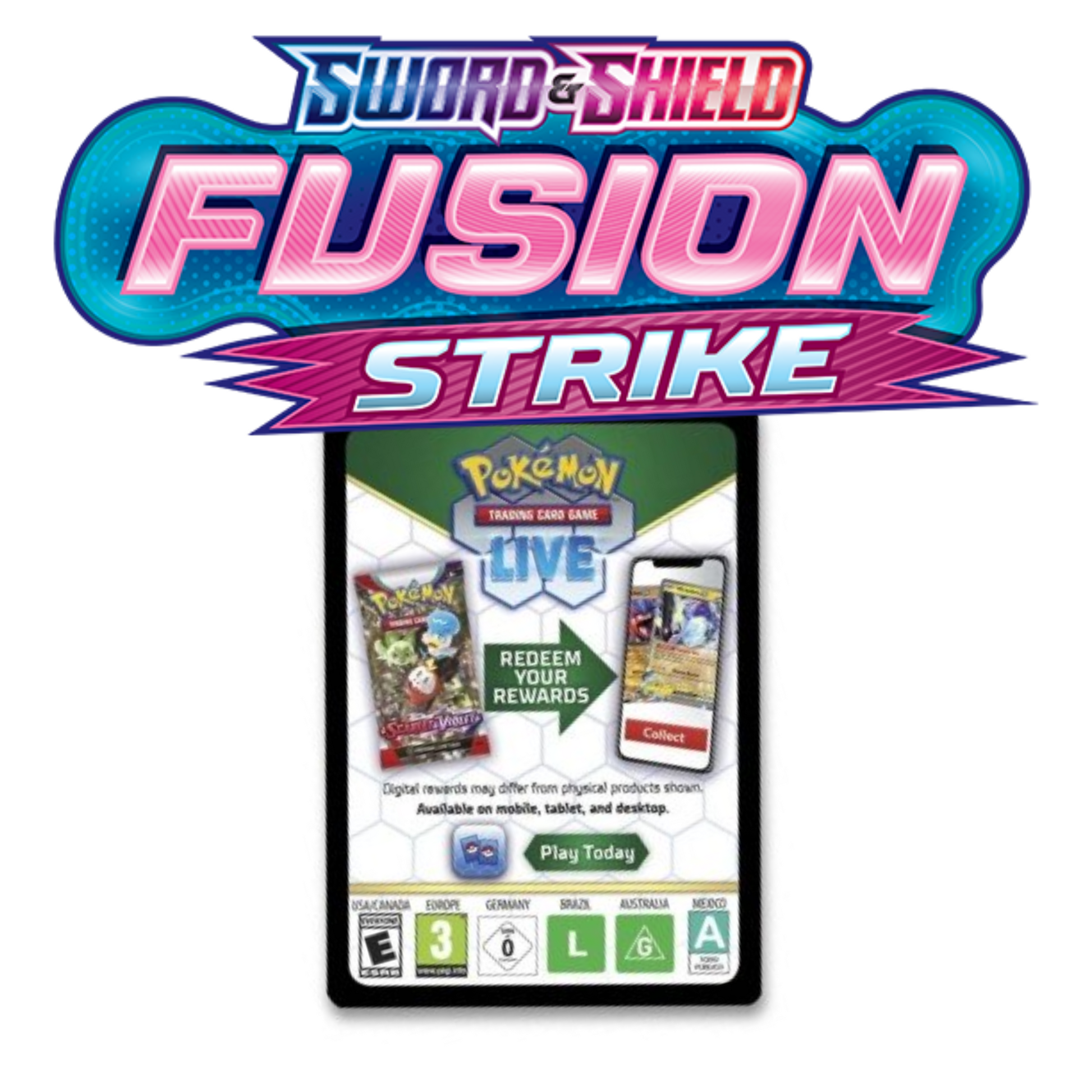 Pokemon Trading Card Game PTCG Live Code Card: Sword & Shield SWSH08 - Sawadeekard Pokemon Trading Card Game PTCG Live Code Card: Sword & Shield SWSH08 - Sawadeekard