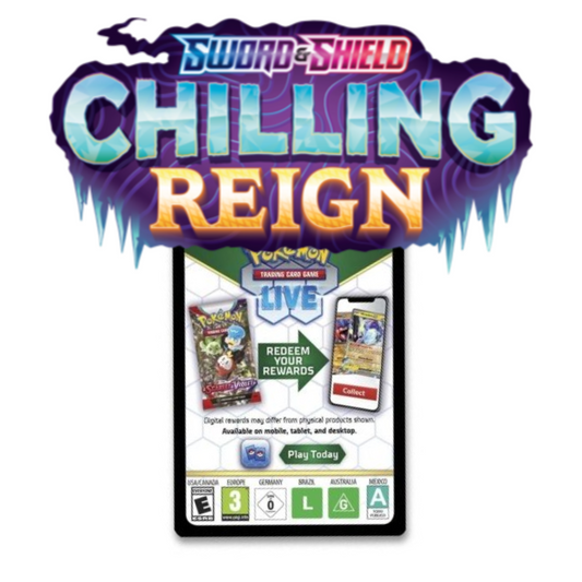 Pokemon Trading Card Game PTCG Live Code Card: Sword & Shield SWSH06 - Chilling Reign