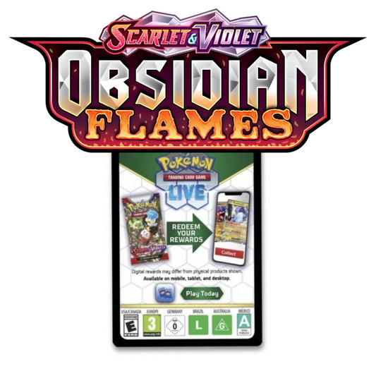 Pokemon Trading Card Game PTCG Live Code Card: Scarlet & Violet SV03 - Obsidian Flames