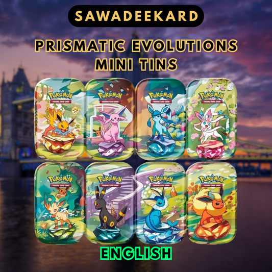 [ENG] Prismatic Evolutions Mini Tins Pokemon TCG (2 packs)