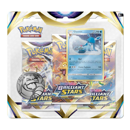 [ENG] Pokémon TCG: Sword & Shield SWSH 09 - Brilliant Stars 3 Pack Blister