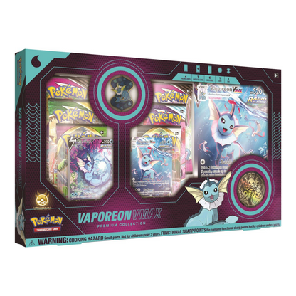 [ENG] Pokémon TCG: Sword & Shield - Vaporeon VMAX Premium Collection Box