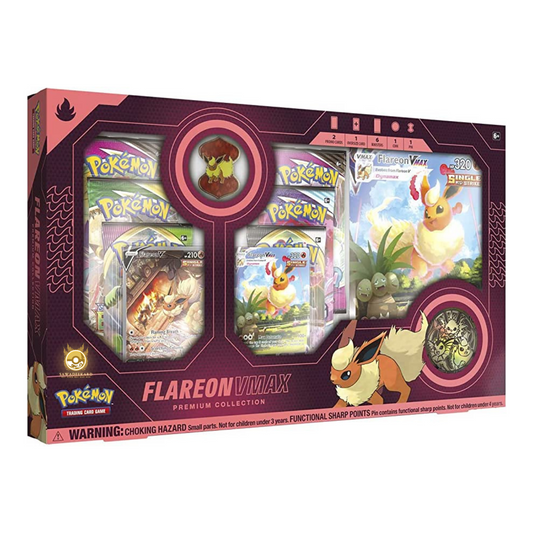 [ENG] Pokémon TCG: Sword & Shield - Flareon VMAX Premium Collection Box