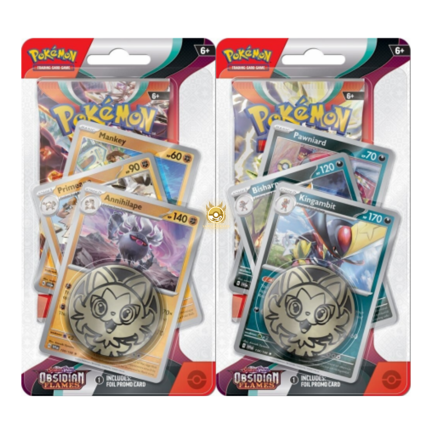 [ENG] Pokémon TCG: Scarlet Violet SV03 - Obsidian Flames Checklane Blister SV03