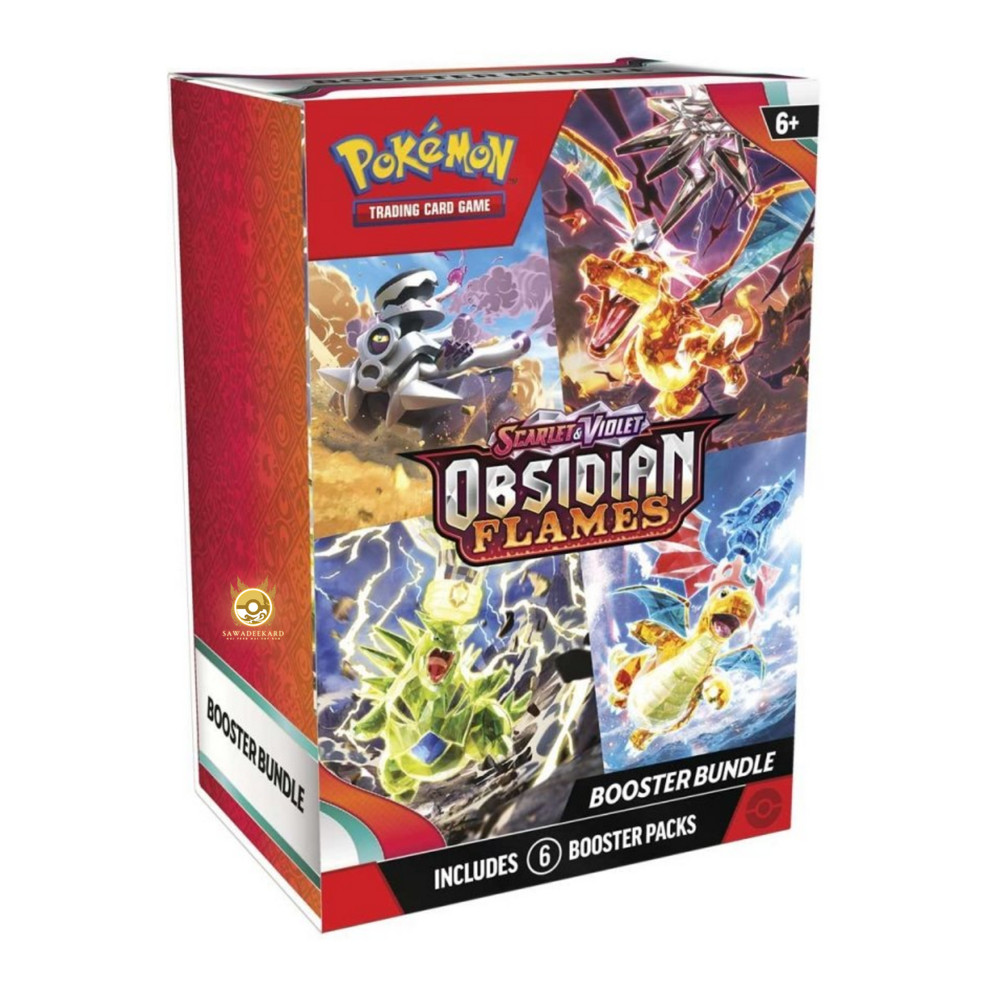 [ENG] Pokémon TCG: Scarlet Violet SV03 - Obsidian Flames 6 Pack Booster Bundle