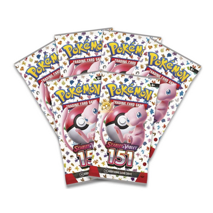 [ENG] Pokémon TCG: Scarlet Violet SV03.5 - Pokemon 151 6 Pack Booster Bundle