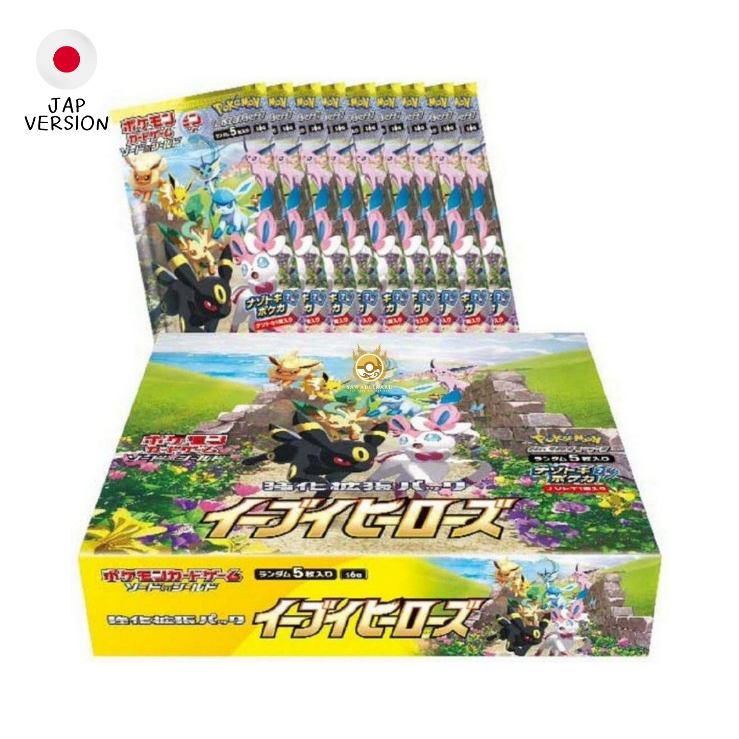 [JAP] Pokemon Card Game: Sword & Shield S6A Eevee Heroes Booster Packs