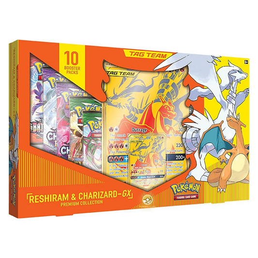 [ENG] Pokémon TCG: Sword & Shield Reshiram & Charizard GX Premium Collection Box