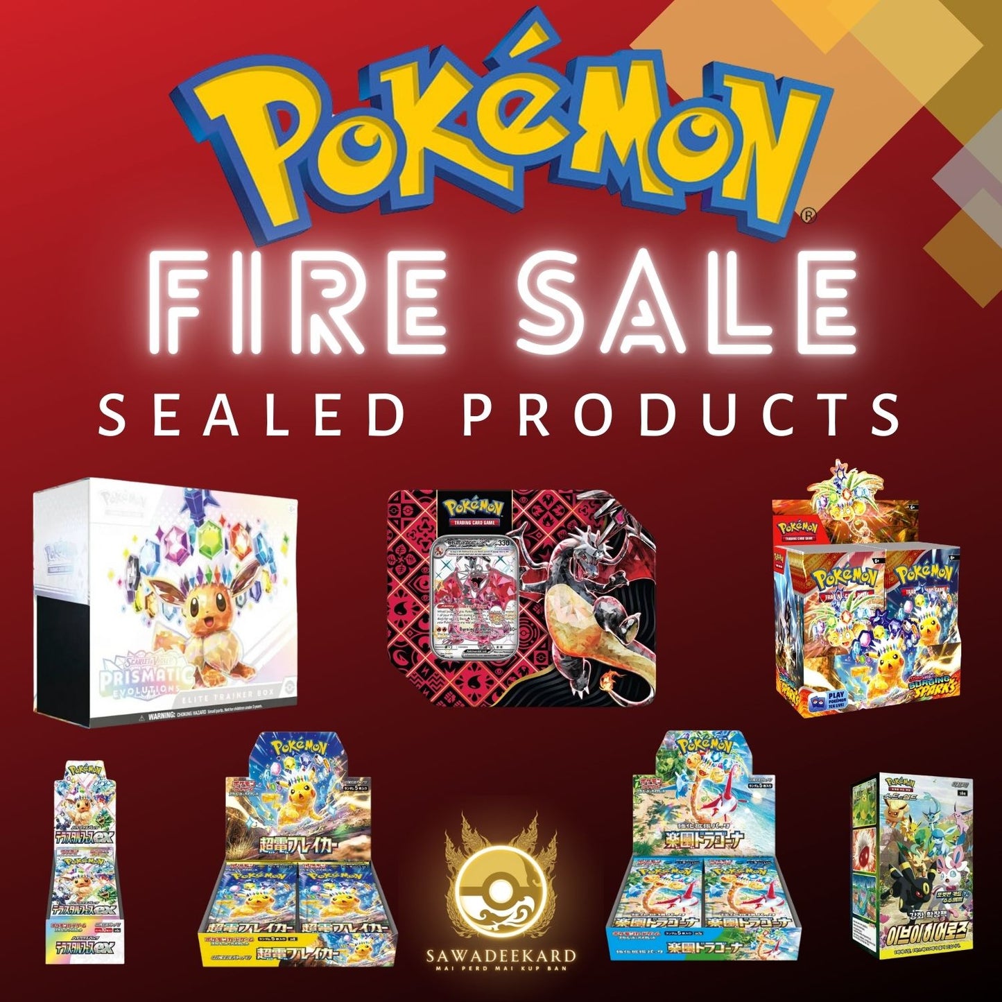 [LIVE] Pokemon Sealed / Box Products