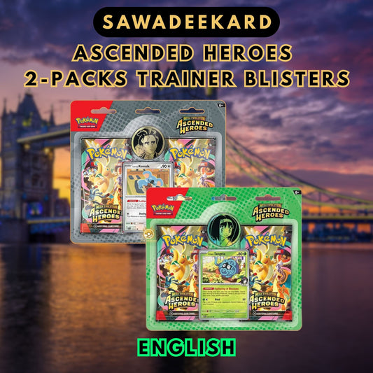 [ENG]	[Mega	ME02.5]	Ascended Heroes	Trainer Blisters	Pokemon TCG	(2	Packs)