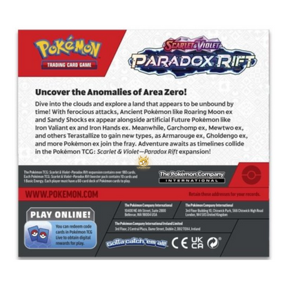 [ENG] Pokémon TCG: Scarlet & Violet SV04 - Paradox Rift Booster Packs