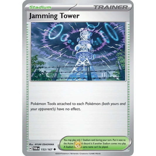 [ENG]	SV06	Twilight Masquerade:	153/167	Jamming Tower	[Stadium]	[U - Uncommon]	(Non-Foil)