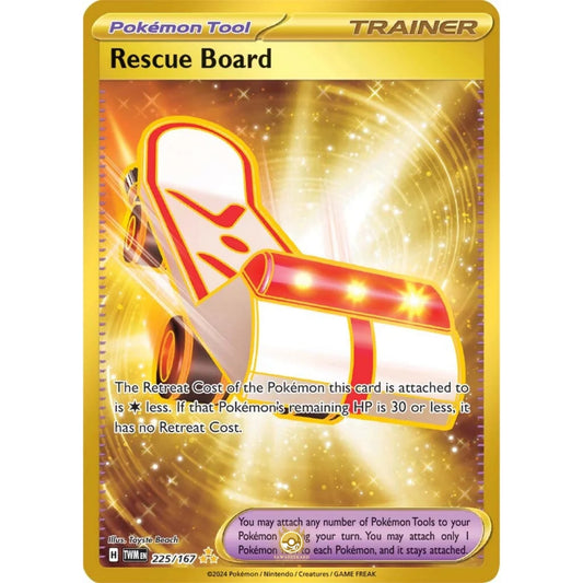 [ENG]	SV06	Twilight Masquerade:	225/167	Rescue Board	[Pokemon Tool]	[HR - Hyper Rare]	(Foil)