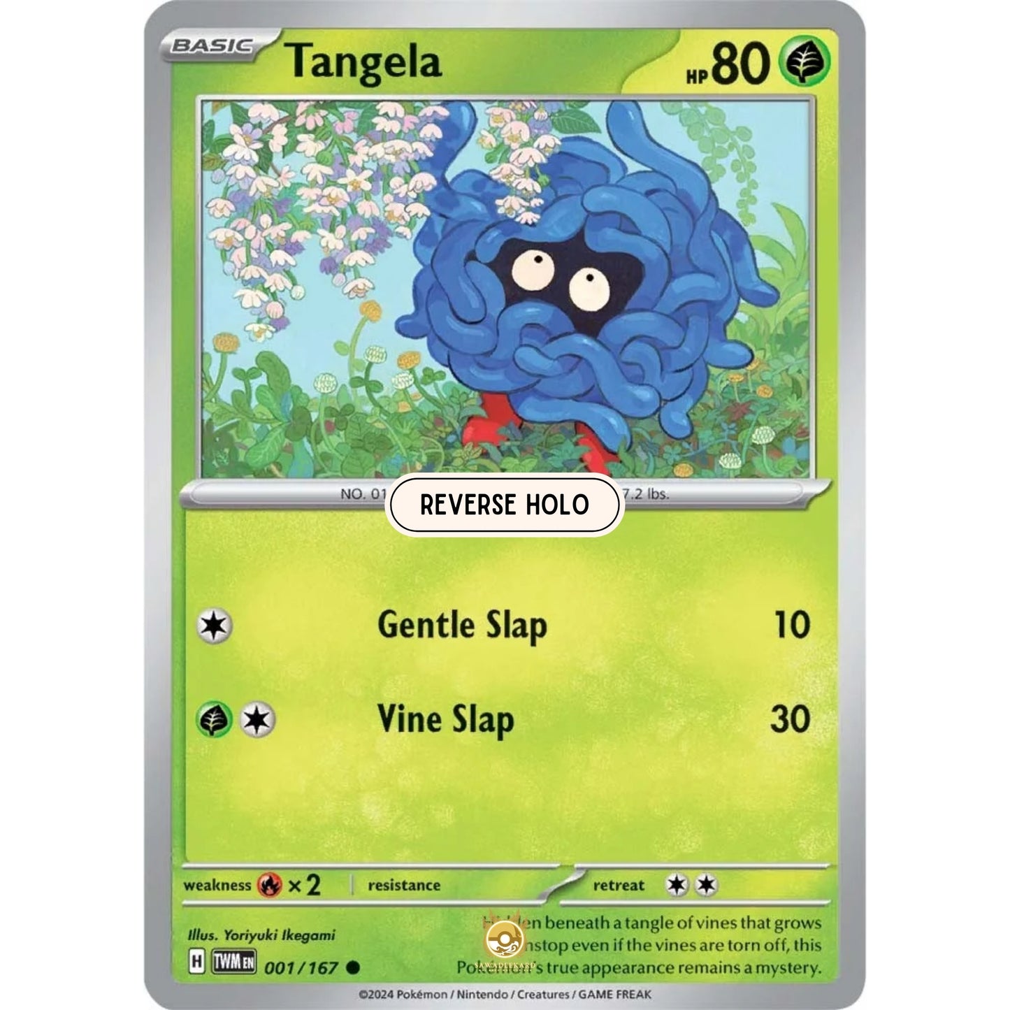 [ENG]	SV06	Twilight Masquerade:	001/167	Tangela	[Grass]	[C - Common]	(Reverse Holo)