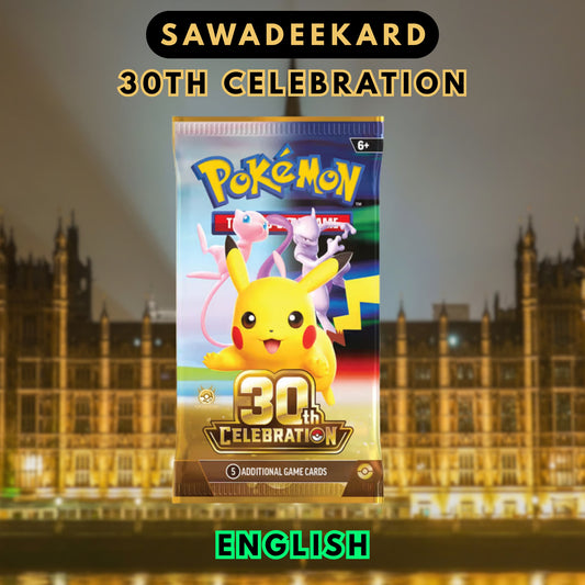 English Pokemon TCG 30th Celebration booster pack for the Pokemon 30th Anniversary