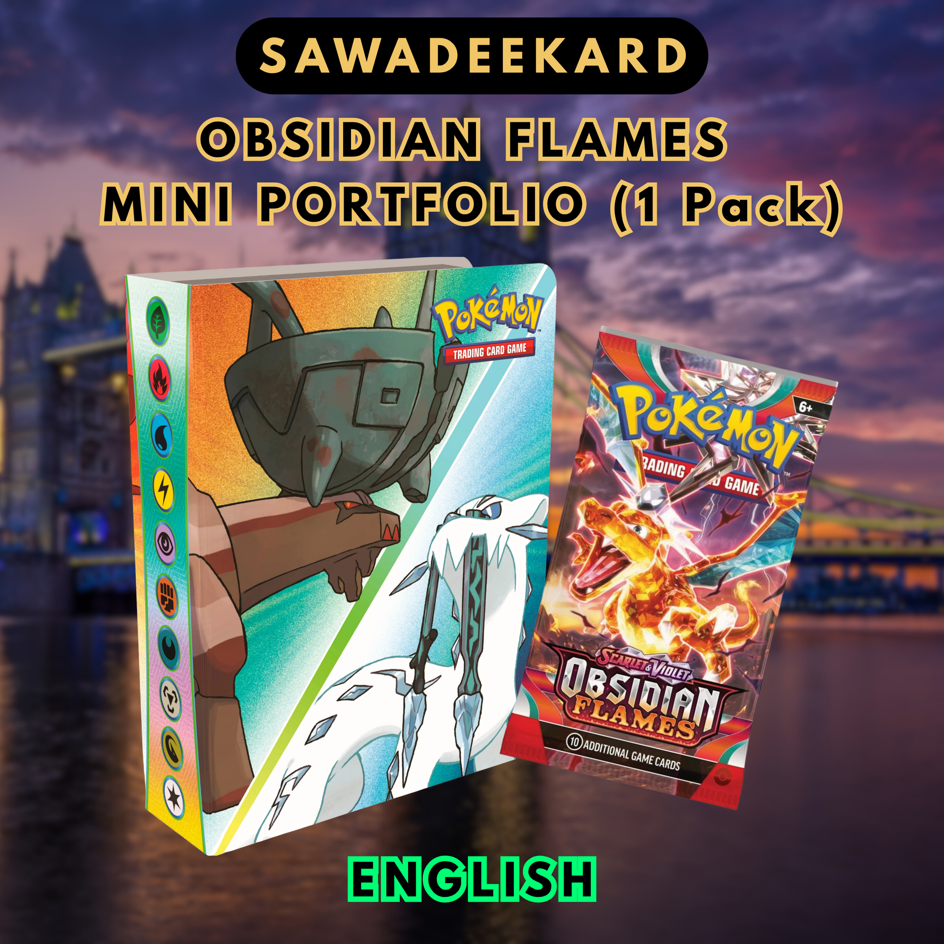 obsidian flames mini booster box Pokemon Scarlet & Violet 3 : Toys & Games type Charizard ex Gamescene - A small Pokmon