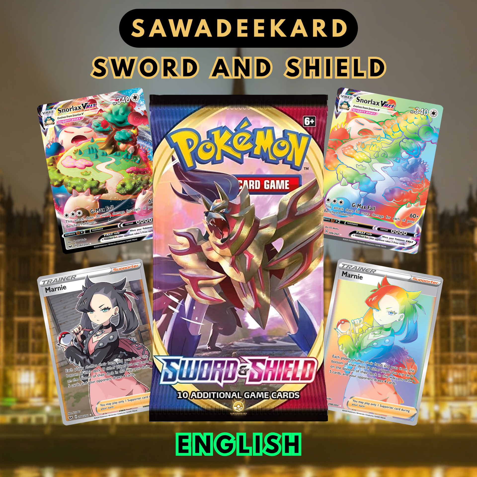 ENG] Sword & Shield Base Set Booster Pack SWSH01 Pokémon TCG