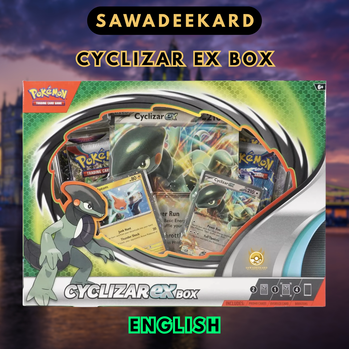 pokemon trading card game cyclizar ex box Pokmon Collection SCJ Order now and get ready to coast to victory in your next match cyclizar ex box booster packs