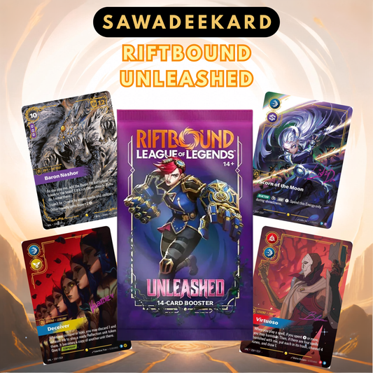 Riftbound Unleashed Set 3 League of Legends TCG English booster pack with 14 cards